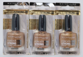 Maybelline Forever Strong Pro Nail Polish 830 Hope Bronze Lot of 3 NIP - $19.77