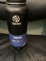 Takeya Actives Insulated Stainless Steel Water Bottle with Spout 40 oz, Onyx  - £30.36 GBP