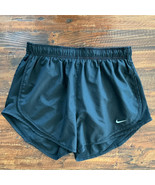Nike Dri-Fit Shorts Womens M Black Running Training Lined 3” Inseam - $11.21