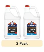 2 Gallons of Elmer&#39;s Washable Clear Nontoxic School Glue 2022931 Slime Glue - $73.11 CAD
