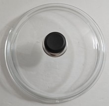 Vintage Pyrex H Clear Glass 10 3/8&quot; Round Pat Pan Replacement Lid #18 - £14.76 GBP