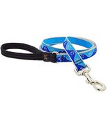 Lupine Reflective Dog Leash 6-Foot by 3/4&quot; Wide Blue Paws - $557.28 MXN