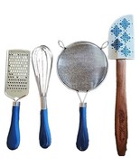 Pioneer Woman ~ 4-Piece Utensil Set ~ Whisk ~ Spatula ~ Grater ~ Straine... - $553.13 MXN