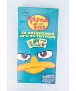Phineas Ferb 34 Valentines Disney 35 Tattoos Perry the Platypus Candace ... - $17.16 CAD