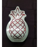 Honolulu Cookie Company Decorative Metal Pineapple Shaped Tin, Empty - £3.73 GBP