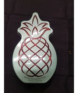 Honolulu Cookie Company Decorative Metal Pineapple Shaped Tin, Empty - $4.75