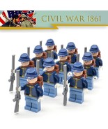 10pcs/set American Civil War 1986 The North US soldiers Limited Minifigures - $41.01 CAD