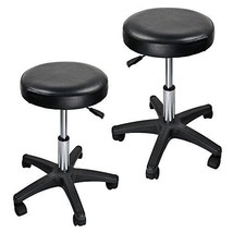 2X Adjustable Hydraulic Rolling Swivel Salon Stool Chair Massage Facial Spa - £71.55 GBP