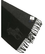 NEW Polo Ralph Lauren Big Pony Reversible Scarf! Black/Gray Navy/Green T... - $47.85 CAD