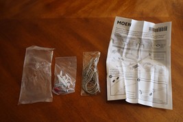 Moen Magnetix Dual Mount Curved Adjustable Shower Curtain Rod - Rings + ... - $10.00