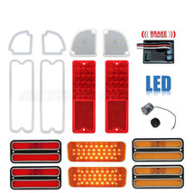 71-72 Chevy GMC Truck LED Red Tail Park Light Lamp Lenses &amp; Brake Module Set NH - $371.25