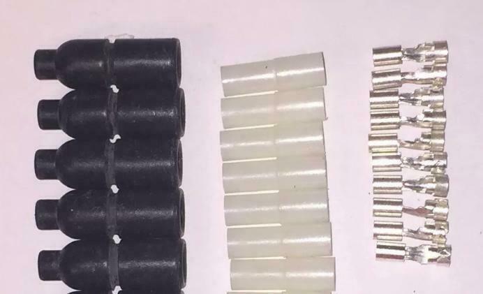 5pk Male Electrical  Shell Connectors 24v Humvee All Military Trks Ms271... - $12.95