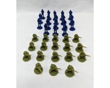 Lot Of (35) Spy And Soldier Blue And Green Board Game Pieces 1/2&quot; - 1&quot; - £23.36 GBP