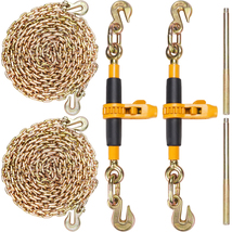 VEVOR Ratchet Chain Binder, 3/8&quot;-1/2&quot; Heavy Duty, 12000 lbs Capacity, 2 PCS - $204.60 CAD