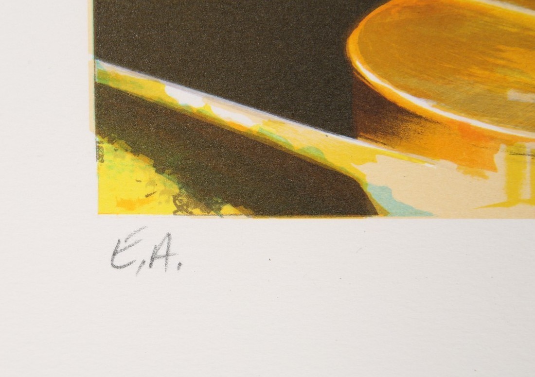 "In the Kitchen" by Raymond Poulet Signed Lithograph EA 21 1/8" x 29 1/2" w/ CoA Item image 2