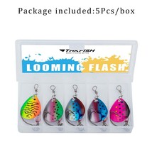 THKFISH Spinner Baits Fishing Spinners Spinnerbait Fishing Lures for B Trout  Ha - £53.22 GBP