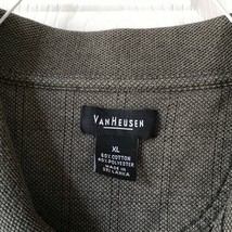 Van Heusen Man&#39;s Casual Polo Button Knit Cotton/Polyester Blend Shirt XL - £10.72 GBP
