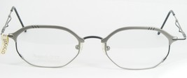 Vintage Augentraum 774 2 Silver / Black Eyeglasses Glasses Frame 48-19-135mm - £35.76 GBP