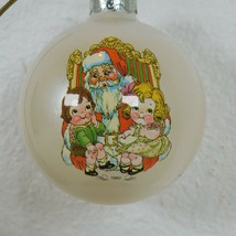 Campbells Soup Kids Collector&#39;s Edition 1980 Glass Ball Christmas Ornament White - £9.31 GBP