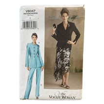Vogue Sewing Pattern 8047 Jacket Skirt Pants Misses Size 20-24 - £14.08 GBP