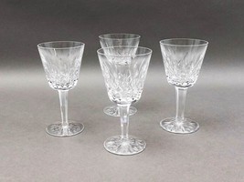 Waterford Crystal Lismore 5 7/8&quot; Claret Wine Glasses Set Of 4 - $99.99