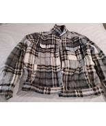 Men’s Forever 21 Rare Leopard Vintage Sherpa  Fleece Fully Lined Crop Ja... - $14.26