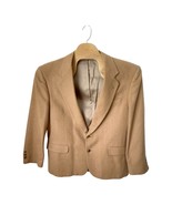 Vintage Hunt Valley Blazer Mens Size 44R Beige 100% Camel Hair Jacket USA made - $539.88 MXN