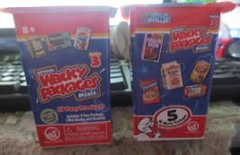 2 New 2022 Wacky Packages Minis 3D Series 3 Sealed Pack boxes 10 mini figs total - £10.95 GBP