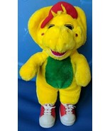 Vintage Barney &amp; Friends BJ The Dinosaur Yellow Plush Stuffed 13” Shoes ... - $22.05