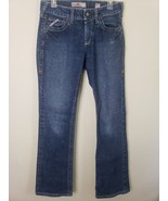 Ariat FR Jeans Womens 28 R Blue Mid Rise Bootcut Workwear Denim Cat2 2112 - $41.01 CAD