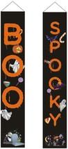 Halloween 2 Piece - Boo and Spooky Halloween Hanging Banners - £10.90 GBP