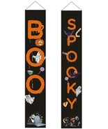 Halloween 2 Piece - Boo and Spooky Halloween Hanging Banners - $13.87