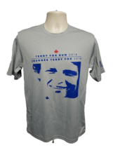 2018 Terry Fox Run Courage Celebrating 25 Years in NYC Adult Small Gray Jersey - £14.24 GBP