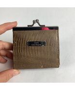 Laura Biagiotti Coin Purse Wallet Genuine Leather Reptile Pattern Italy - $17.47 CAD