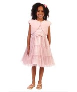 Jona Michelle Girls Boys Dress Bolero Jacket Pink Christmas Short Sleeve... - $829.78 MXN