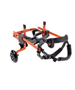 Pets and Wheels Dog Wheelchair - For XXS/XS Size Dog - Color Orange 5-15... - $2,342.72 MXN
