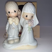 1979 Precious Moments Figurine The Lord Bless You and Keep You Wedding - $74.25