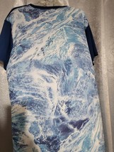 Realtree Fishing Shirt Aspect Moisture Wicking 2XL Blue Short Sleeve UPF 30+ - £8.09 GBP
