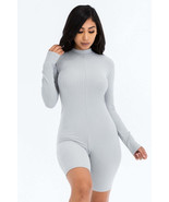 Women&#39;s Ribbed Knit Romper - €13,31 EUR