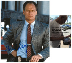 Fred Dryer Hunter signed Sgt Rick Hunter 8x10 photo exact Proof COA.autographed. - £58.25 GBP