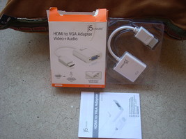 HDMI to VGA Adapter new j5 create - £7.84 GBP