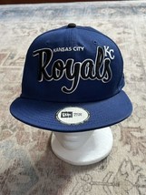 New Era MLB Kansas City Royals Team Script Blue Snapback - £19.66 GBP