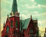 Presbyterian Church Pembroke Ontario Canada 1911 DB Postcard - $3.91