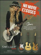 Orianthi 2016 Fretlight Electric &amp; Acoustic Guitars ad 8 x 11 advertisement - £2.86 GBP