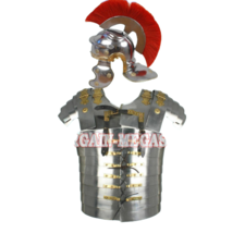 Medieval Lorica Segamentata Armour With Roman Centurion Helmet Ancient item - £164.45 GBP