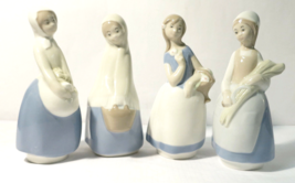 Genuine REX Valencia Porcelain Maid Figurine Set, Hand Made in Spain, 6 inch - £32.98 GBP