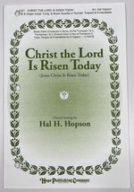 Christ the Lord is Risen Today Hal Hopson SATB Chorus Organ Sheet Music Hope Pub - $3.79