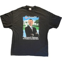 Obama &#39;08 Barack Obama Presidential Campaign 2008 Men&#39;s T-Shirt Yes We C... - £11.00 GBP