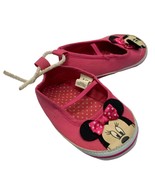 DIsney Girls Infant Baby Size 9 12 months Pink Minnie Mouse Sneaker Slip... - £10.26 GBP