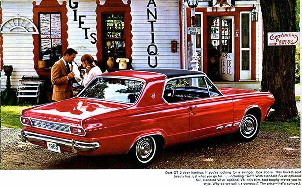 1965 Dodge Dart GT - Promotional Advertising Poster - $32.99